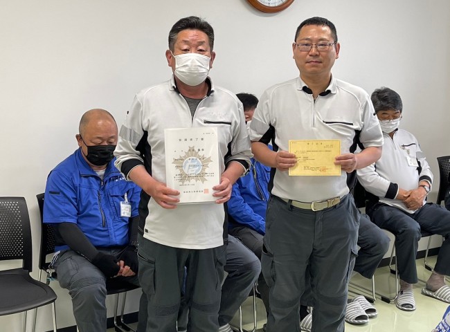 不当要求防止責任者講習（Y部長）・高圧電気設備の保守点検技術（E技士）